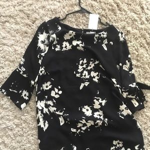 H and M knee length dress with arm ties